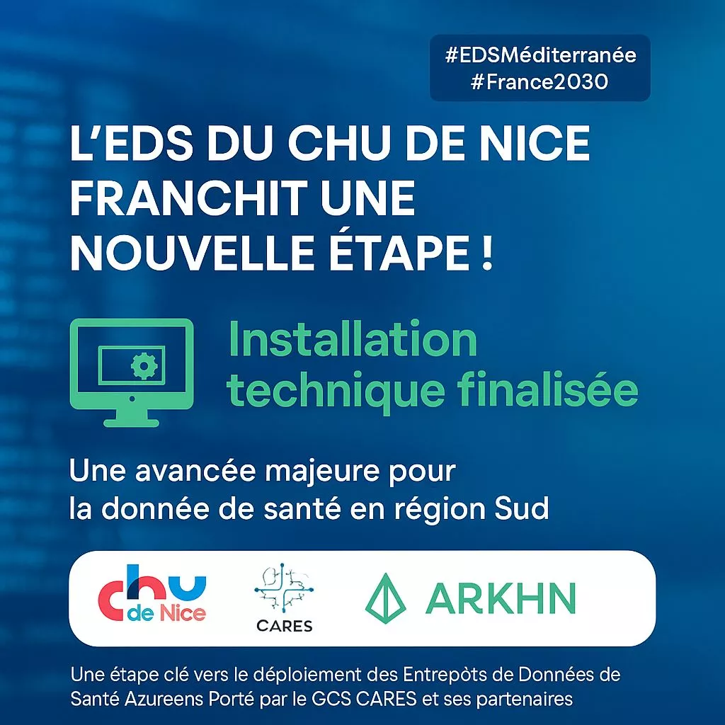 Poster lancement de l'EDS CHU de Nice
